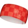 Maloja WiesbachhornM. Sports Headband - Fire Red Check 8798